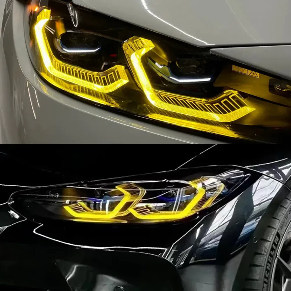 DHgate.com:Glowing Yellow DRL LED Board Modules for BMW M3 G80 G81 