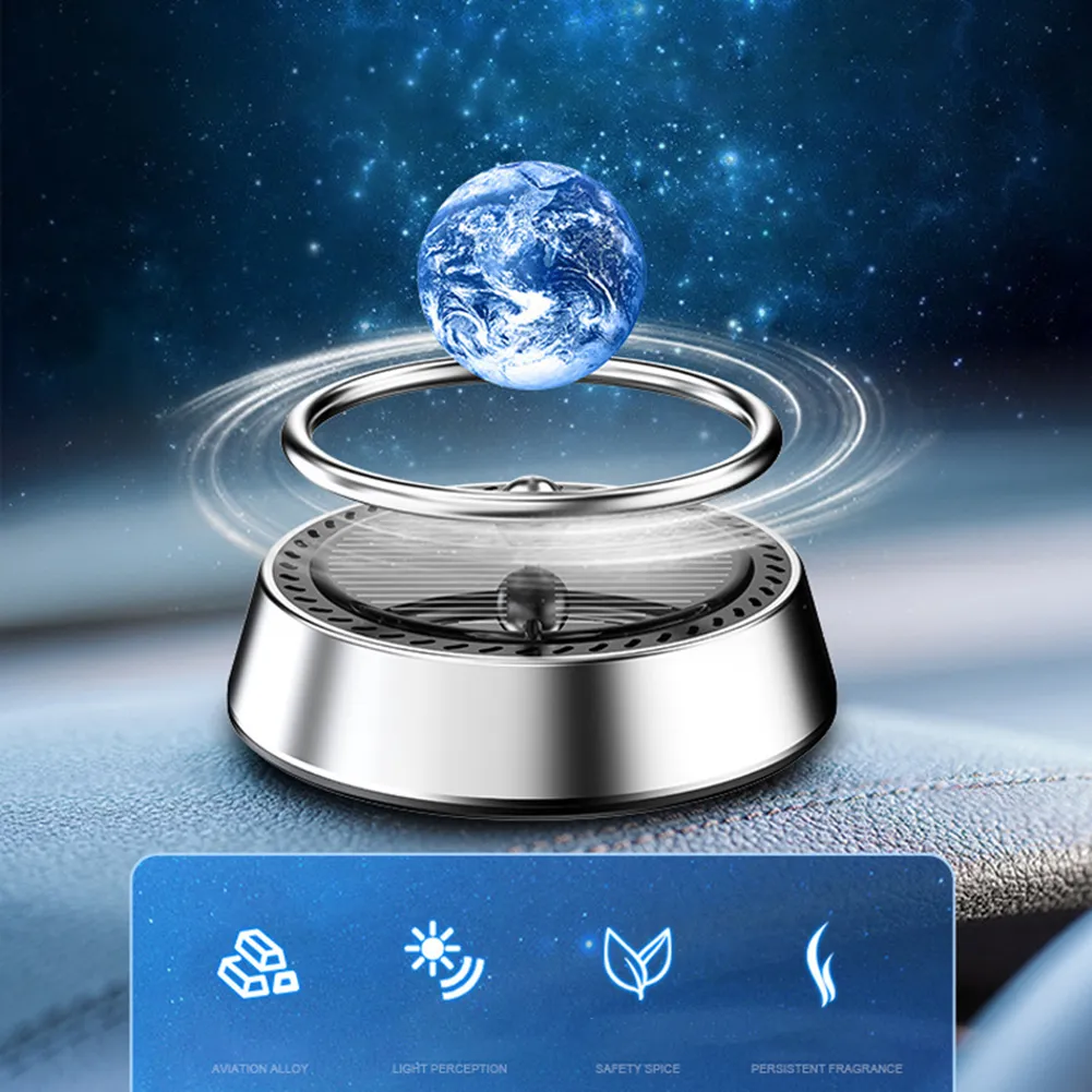 ぱんだ DHgate.com:Interstellar Rotating Solar Car Air Freshener