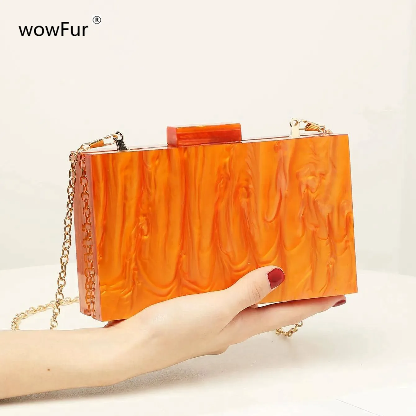 Orange clutch hotsell