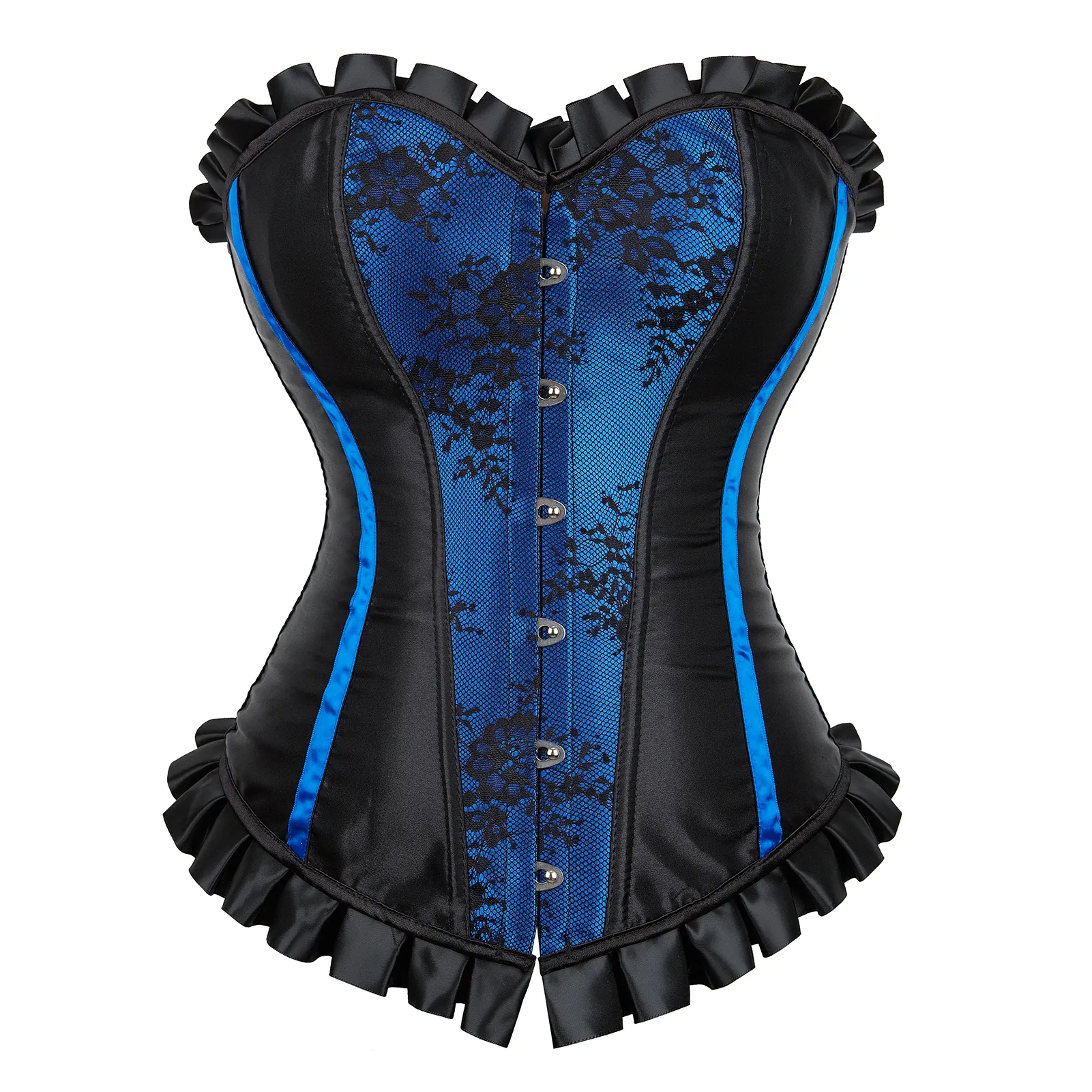 Gothic Corsets For Women Sexy Overbust Lace Up Corset Top With