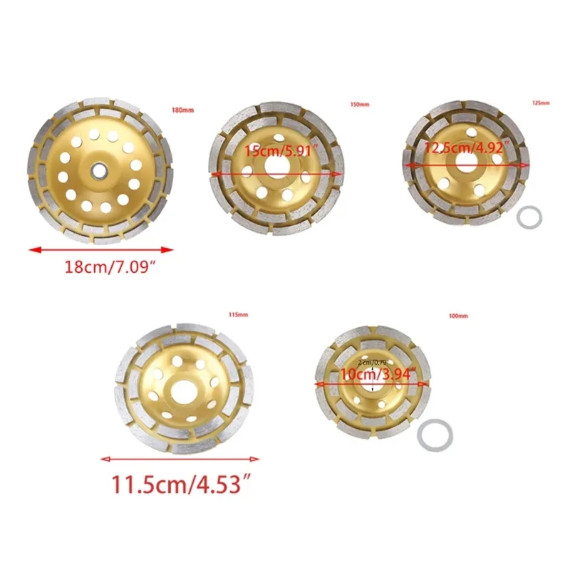 Roue De Rechange Pour Tronçonneuse - Diamètres 100 à 180 Mm, Filetage M10 Ou M14, Pour Meuleuse D'angle