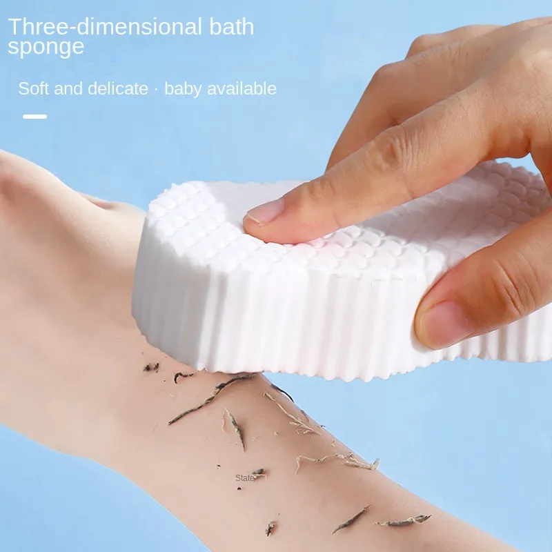 Soft Exfoliating Sponge Body Attrition Scrubber For Gentle Showering ...