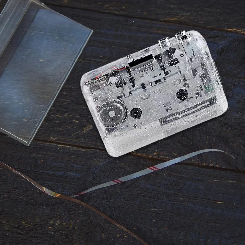 Full Transparent Shell Cassette To MP3 Converter Tape... From Ddmyearth ...