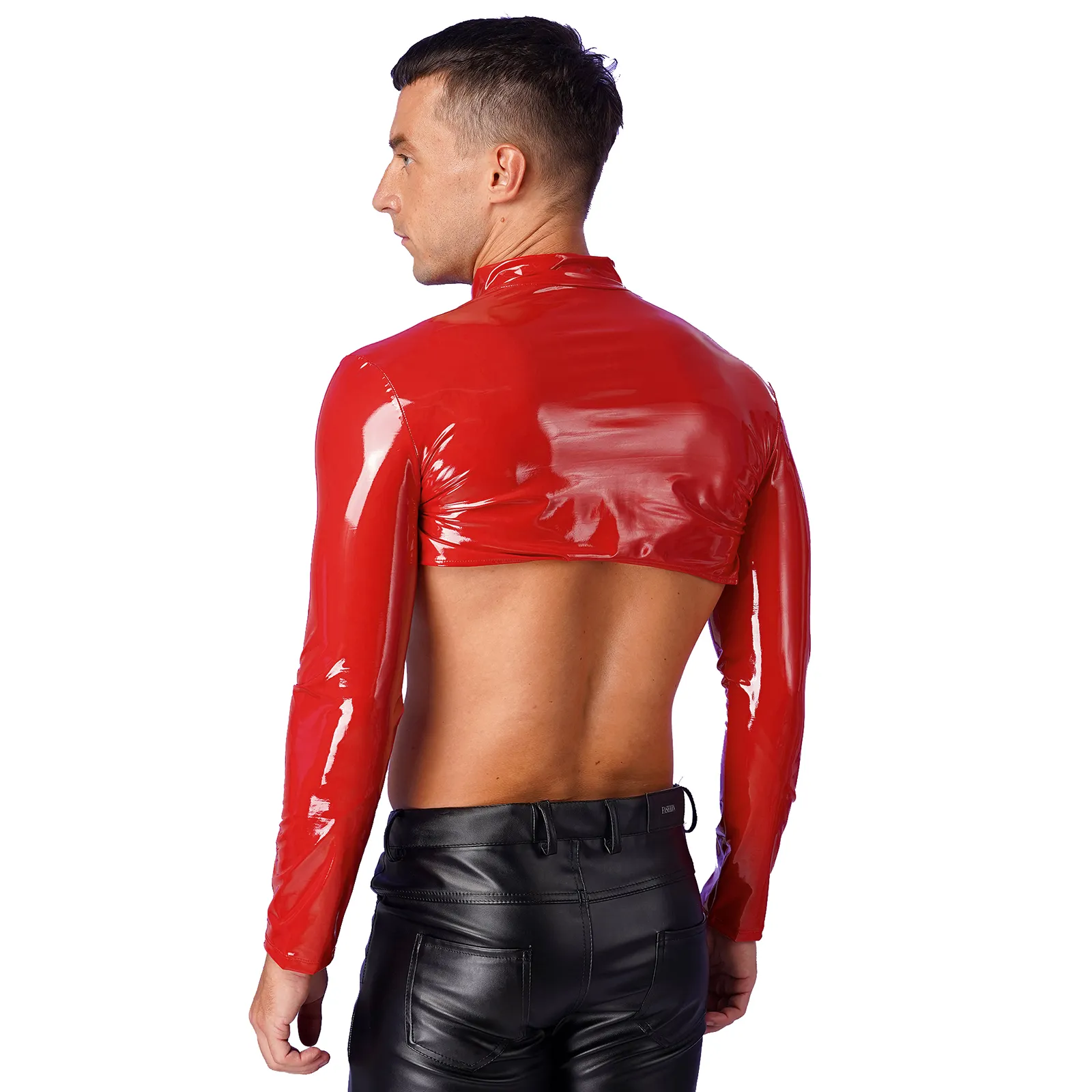 SLY  VINTAGE F／LEATHER CROP BZ SLY VINTAGE F／LEATHER CROP BZ