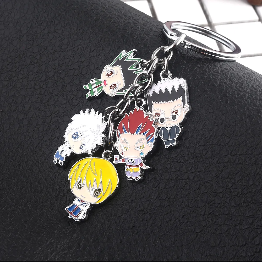 Anime Hunter x Hunter Keychain, GON & Killua Zoldyck Metal