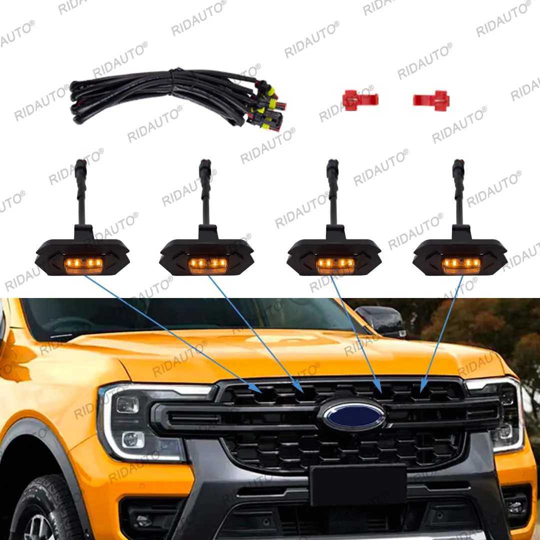 Yellow Raptor Style Translucent Housing floor lamp for NEXT GEN FORD ...