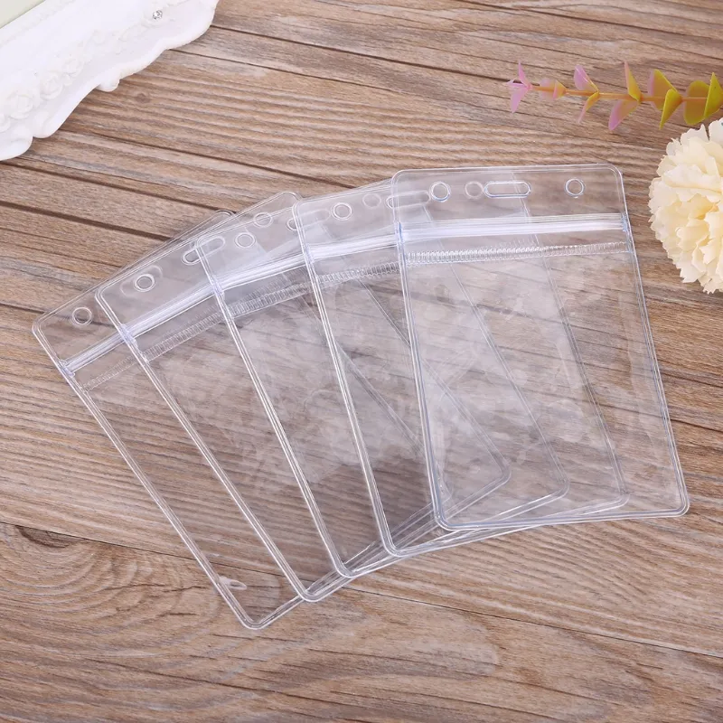 business card holder sleeves Clear Vinyl Business Card main image 0