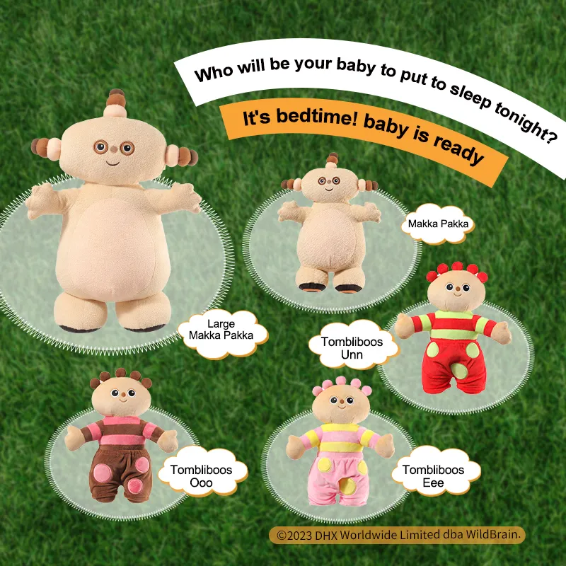 MINISO MAKKA PAKKA PLUSH Doll Tombliboos Series kawaii grand canape coussin pour enfants cadeau d anniversaire pour les filles de garcons 2024