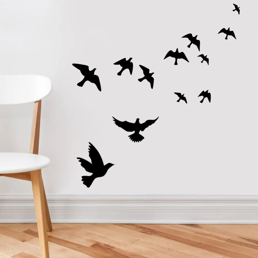 Pegatinas De Pared De árbol De Mariposa De Flor De Cerezo Grande, Decoración Del Hogar