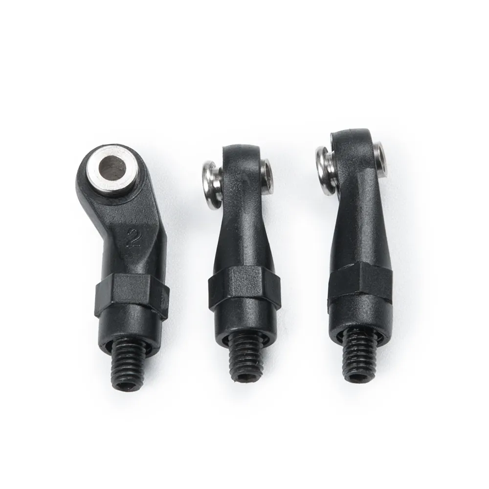 thumbnail image 2 of FLYXM 10Pcs M3 Plastic Link Rod End Joint Balls For 1:10 RC Crawler - SCX10 90046 D90 2 of 6