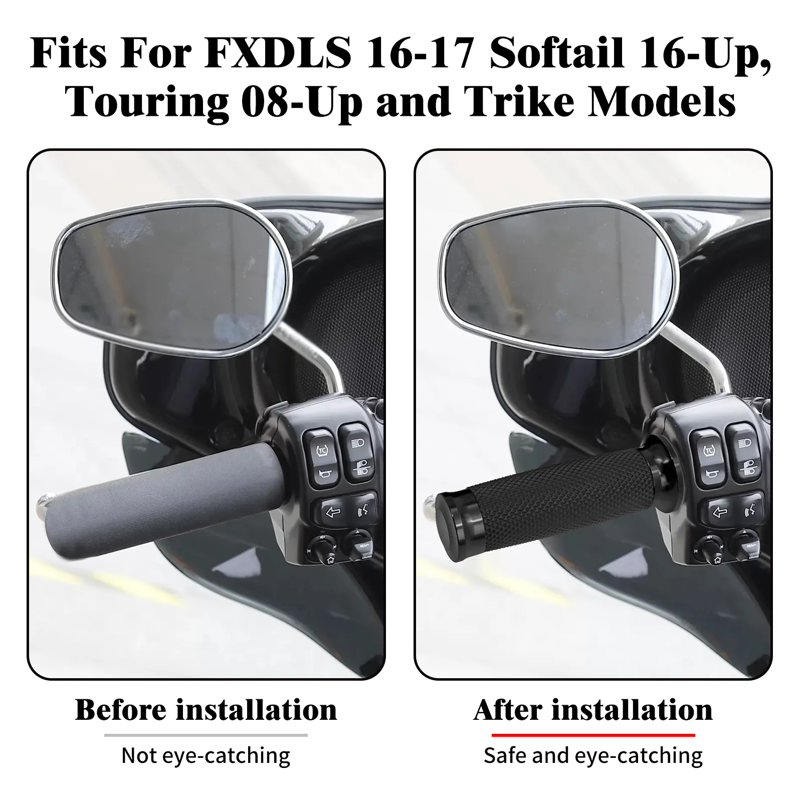 Motorcycle Electronic Throttle Hand Grips Handlebar Grips