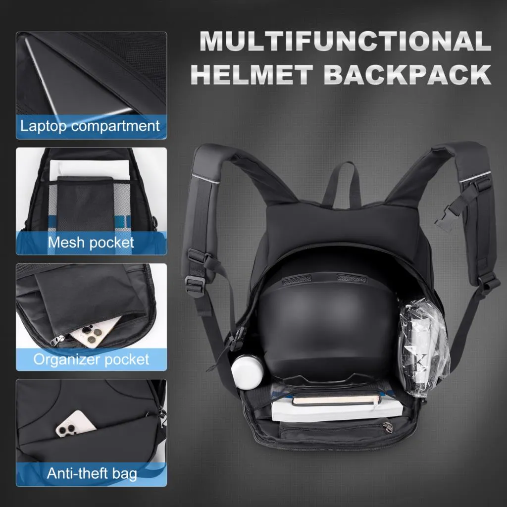 anti theft motorcycle helmet bag SOUQDWL Durable Lockable Bag,Storage Carrying Helmet Holder, Helmet, Lock Water Resist, Waterproof Oxford Cloth, Black : Automotive THE LAST PIECES Dont miss it The Helmet Safe Bag