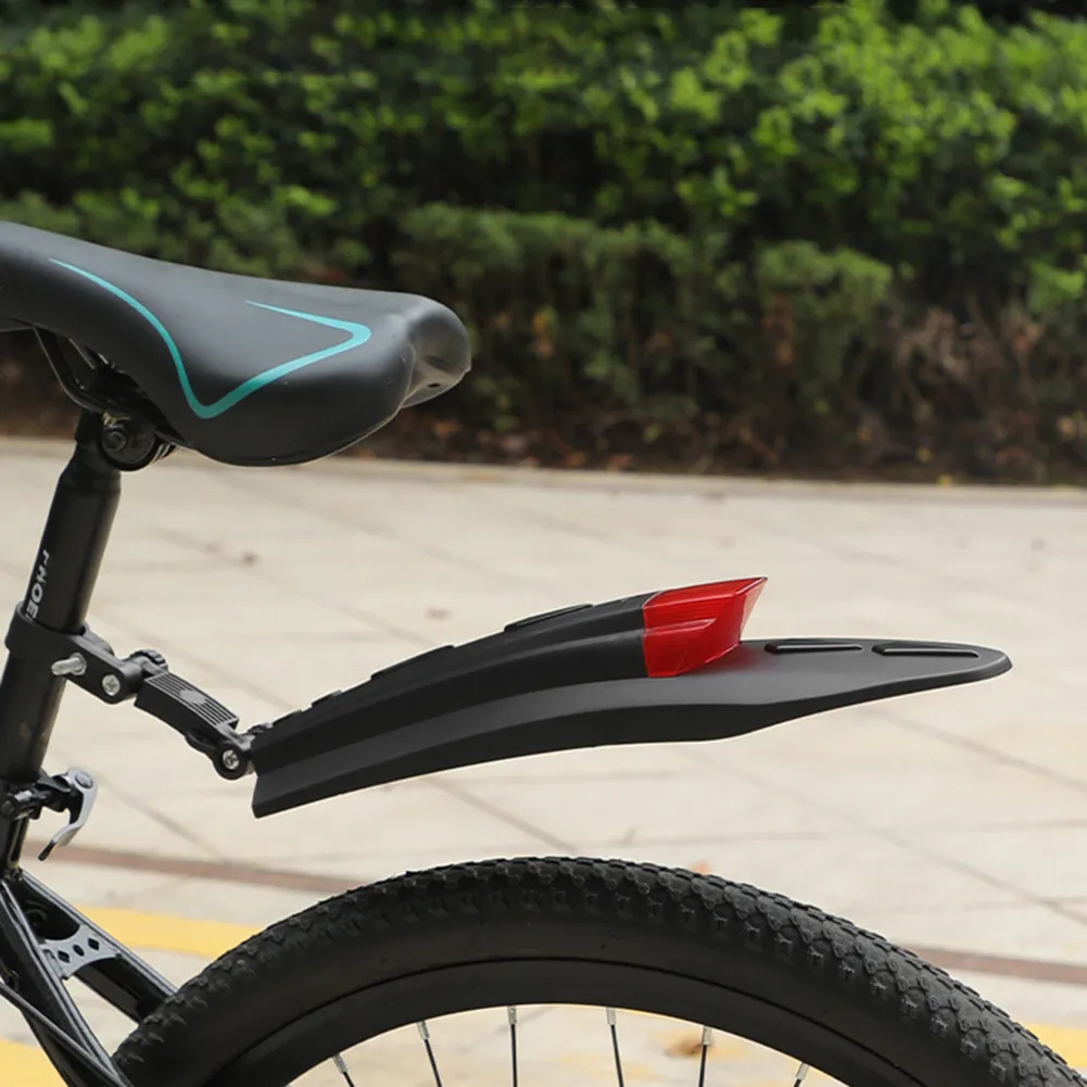 Hejo Bike Mudguards Set, Universal Mudguards for 24-29 inch Bikes with 2 Red Arrow Reflective Stickers, Adjustable Mudguards Mountain bike for Most of