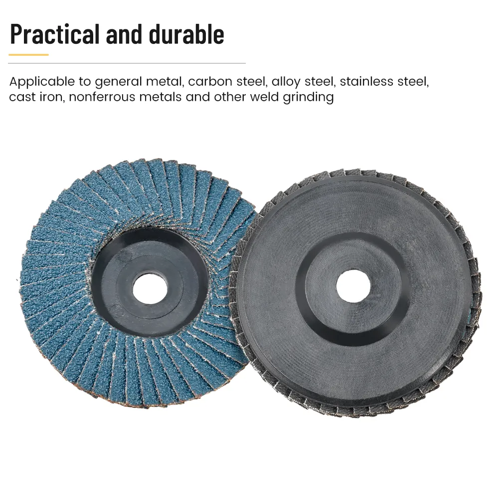 10Pcs Flap Discs 75mm 3 Sanding Discs 40 60 80 120 Grit Grinding Wheels for Angle Grinder Wood Metal Cutting