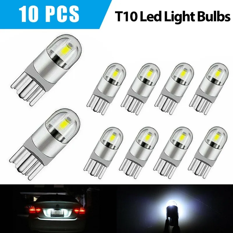 T10 501 lampadine LED W5W 194 168 2825 cuneo Led auto