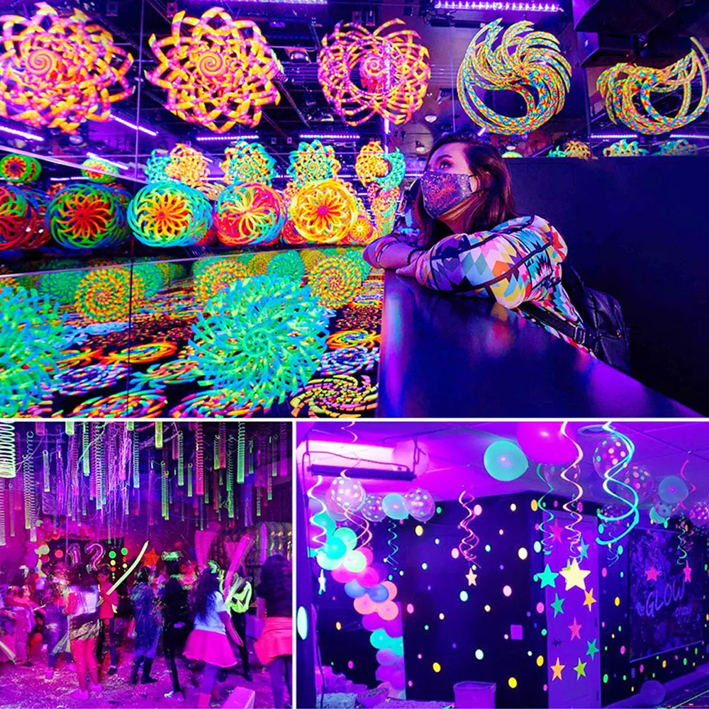 Uv Lamp Rechargeable Led Black Light Battery Powered Portable Blacklight 400nm Led Flood Lampe Uv