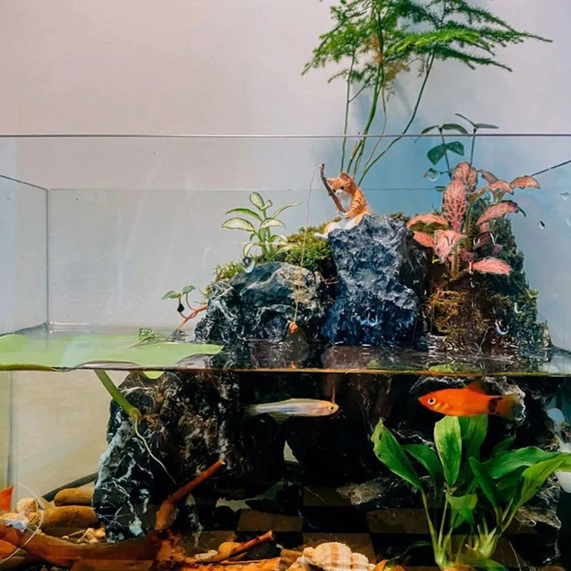 Unique Fish Tank Ornaments: Hanging Aquarium Decoration For Tanks