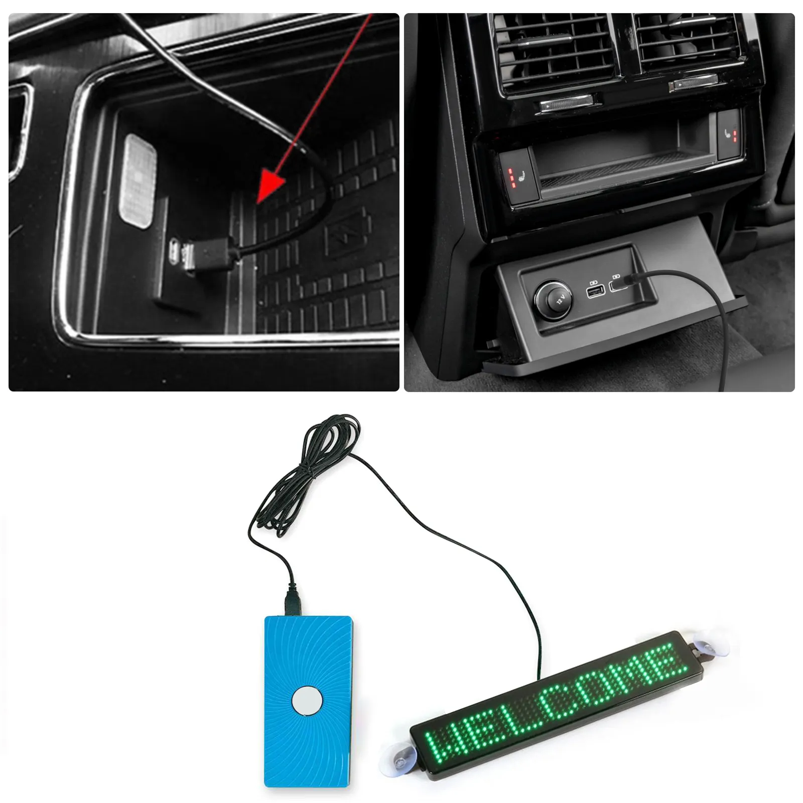 Led Screen Car Accessory 12V Car LED Display Programmable HD Scrolling... From Ddmyearth, $76.14 ...