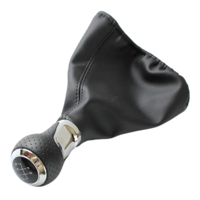 DHgate.com:2024PU Leather Car Shift Knob Gaitor Boot Cover