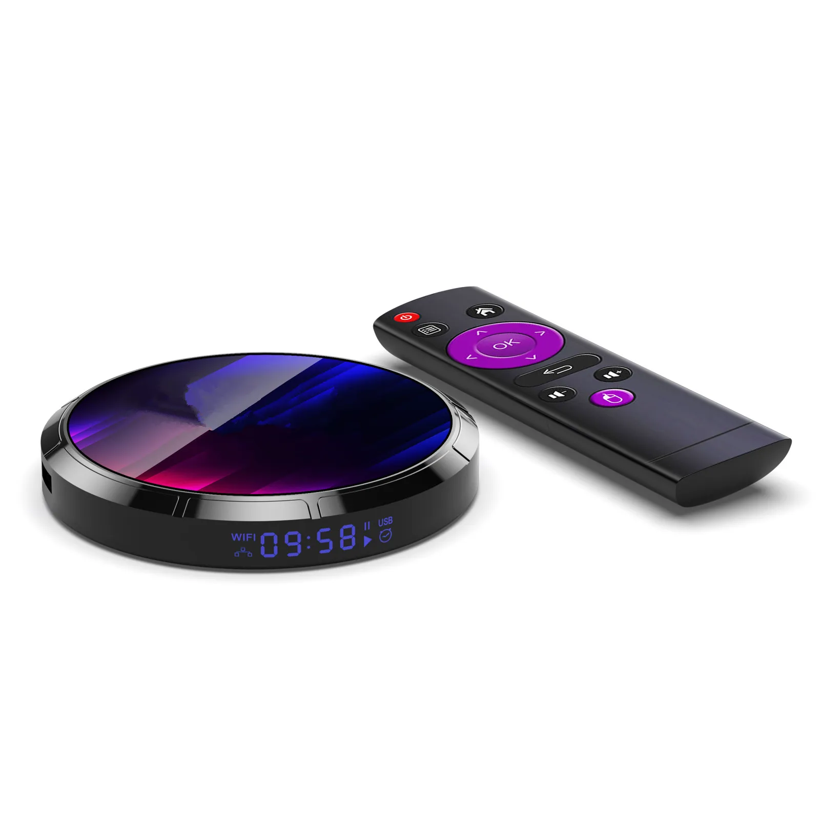 Boîtier Android TV Box 13.0 - 4GB RAM / 32GB ROM - Processeur RK3528 - WiFi 6 - Sortie 8K