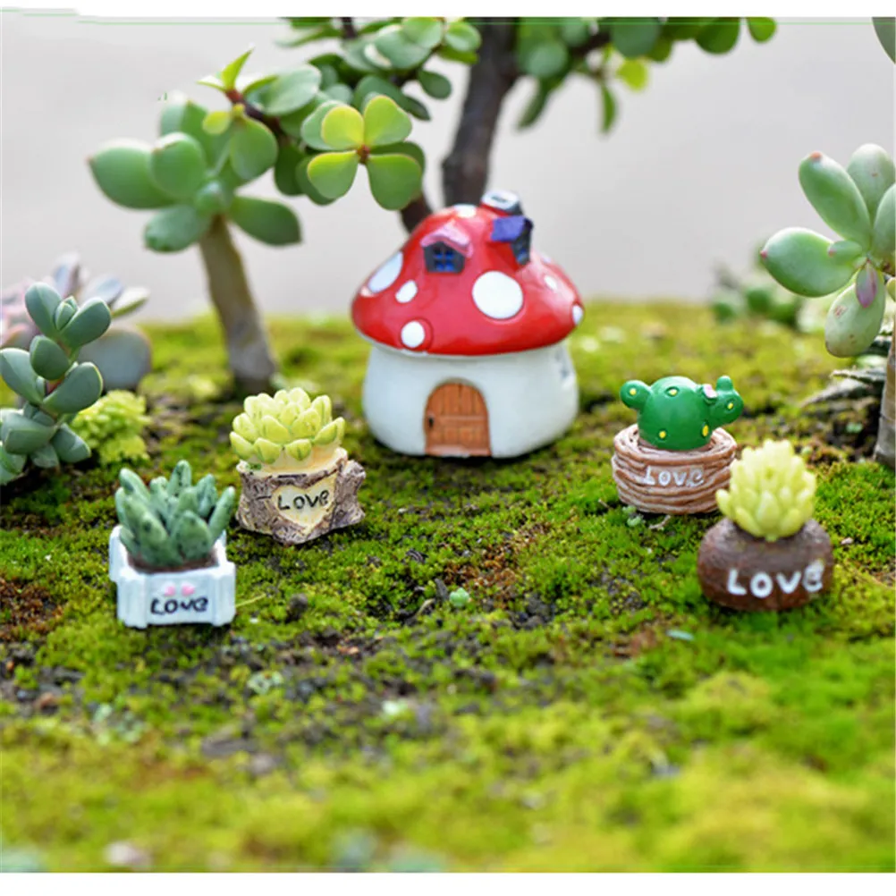 Resin Bonsai Ornament Fairy Garden DIY Decor Miniature House Gnome Figurines  from Dhgate Hoe - price 22.86
