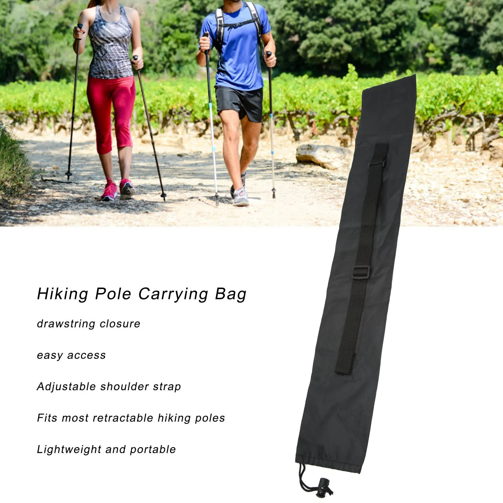 4-Pack Tent Pole Storage Bags - Waterproof Carry Cases For Hiking Poles, Fishing Rods & Outdoor Gear