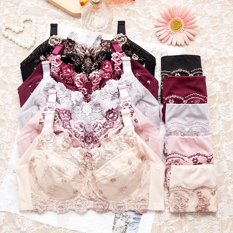 Sexy Lace Plus Size Female Lingerie 34 36 38 40 42 44... From Ddmyearth ...