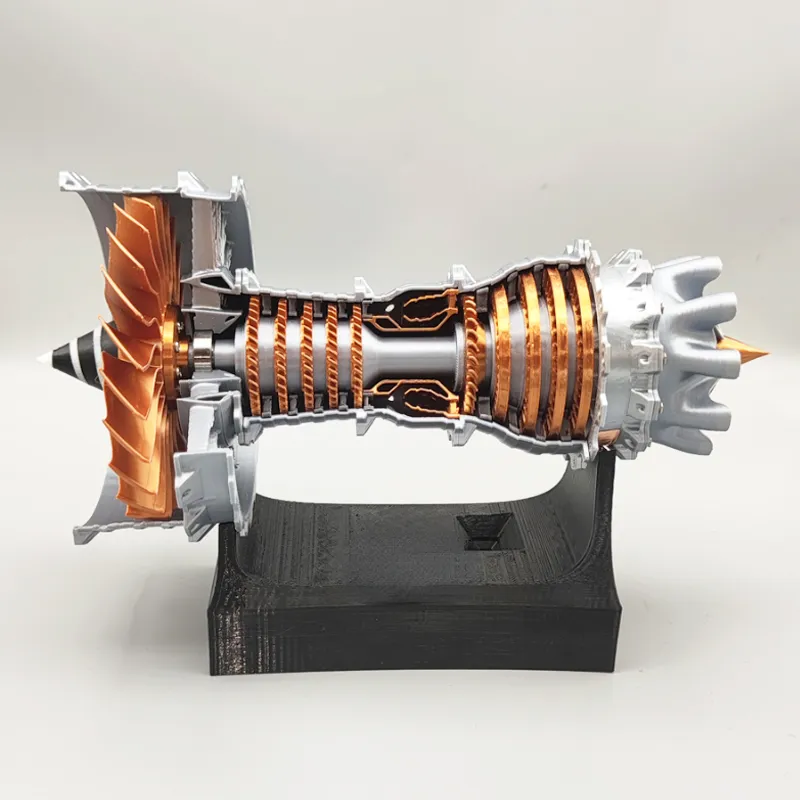 DIY Mini Turbo Fan Engine Model Assemble Aircraft... From Ddmyearth ...
