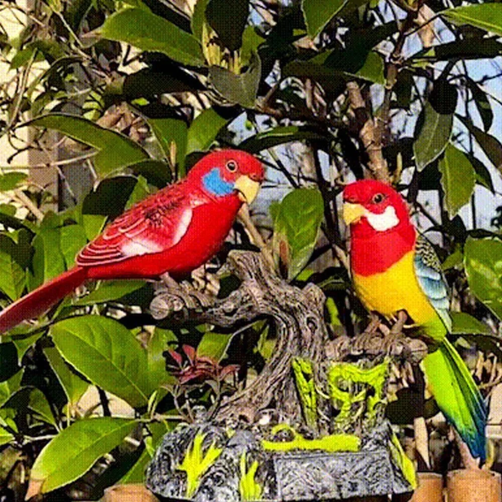 Battery operated talking parrot hotsell