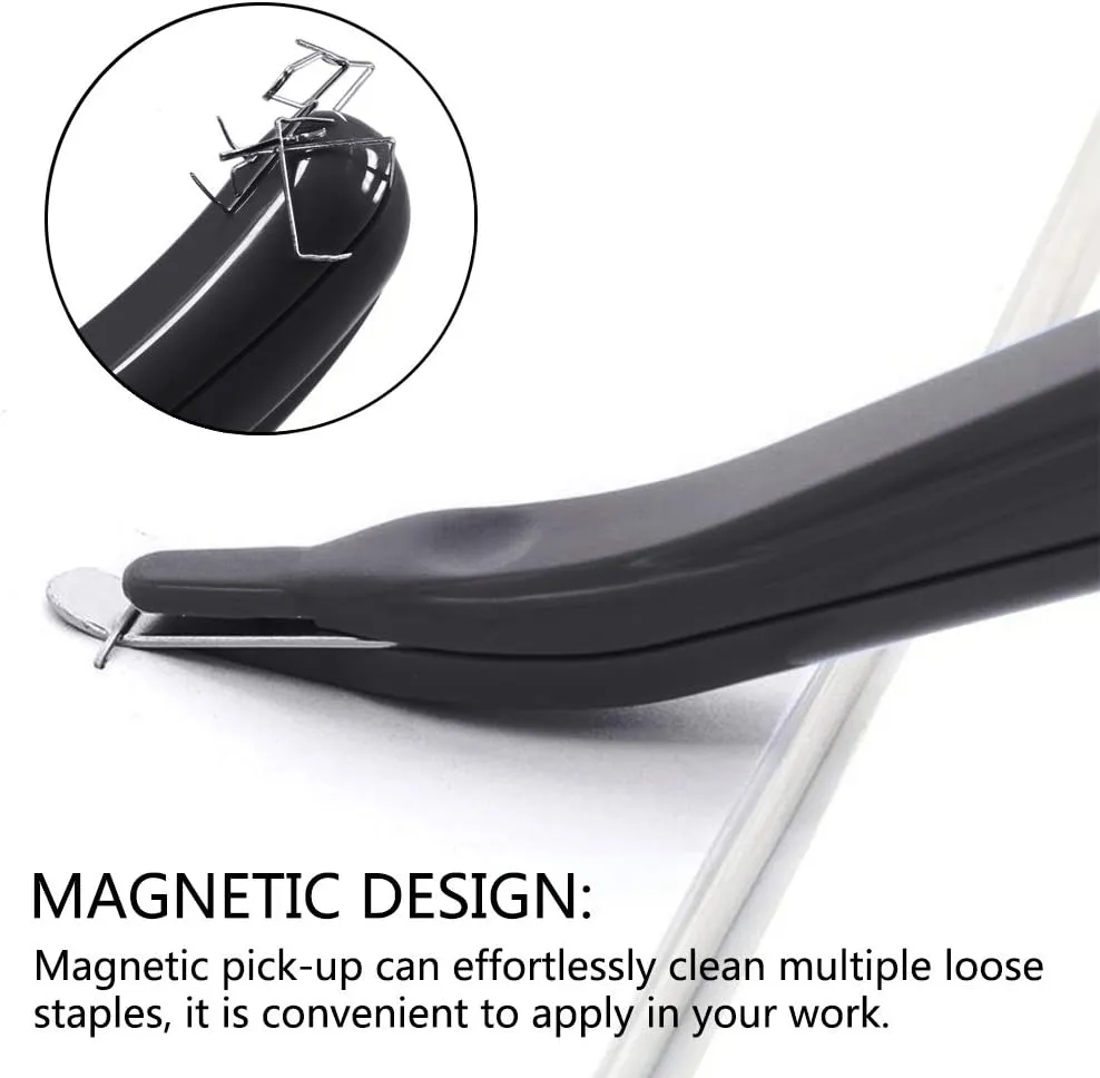 3Pink Professional Magnetic Staple Remover Puller Rubberized Staples Remover Sta