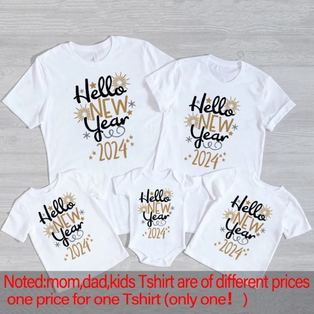 DHgate.com:New Year Family Matching Outfits - Happy New Year Party T-shirt  Set for Family Winter Holiday:Baby, Kids \u0026 Maternity