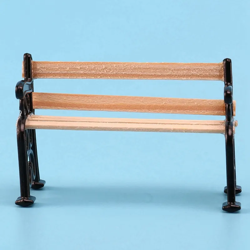 Barewood Garden Bench (BA012) - Dolls House Garden