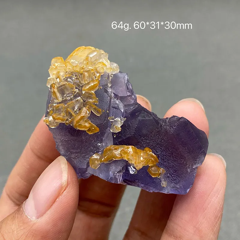 紫と黄色の美しい鉱物 結晶 紫と黄色の美しい鉱物 結晶 【公式通販】
