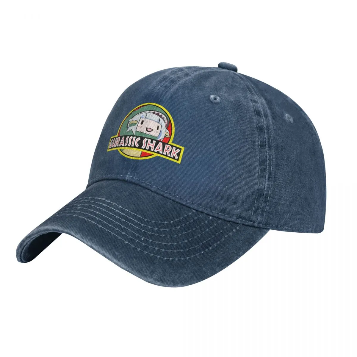 Gawr Gura Hololive EN Gurassic Shark snapback baseball cap
