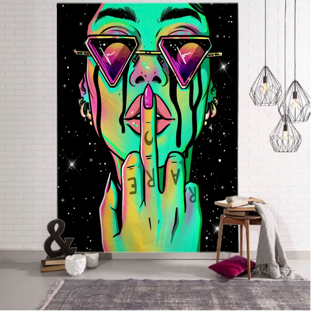 Stoner Trippy Room Art Stoner Psychedelic Wall Decor Shiartex