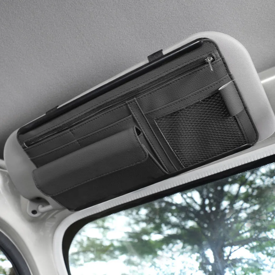 Wisdompro Car Sun Visor Organizer, Sunglasses Holder For Car, Auto - View #8