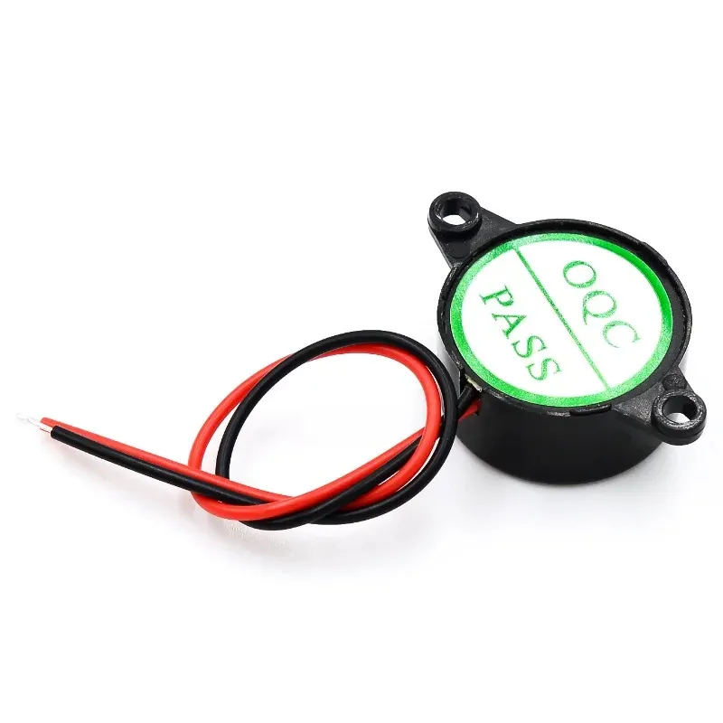 2 Stuks Zoemeralarm Piëzo Buzzer 3-24V DC 100dB - Elektronisch Continu Signaal Voor Auto, Motor En Industrieel Alarmsysteem