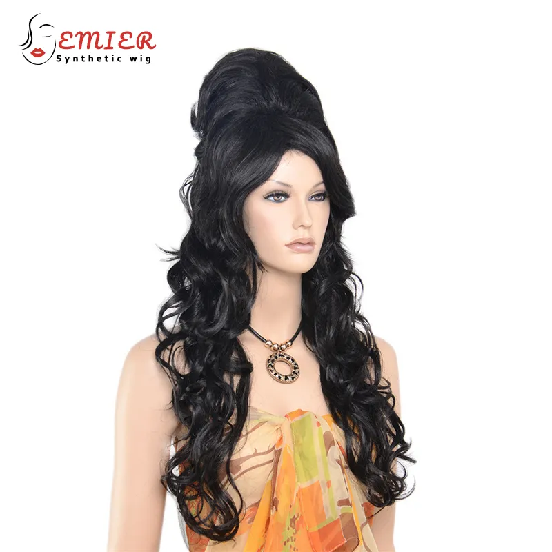 High Quality Gothic Winehouse Style Beehive Glamourtress Wigs For Women Amy Winehouses Inspired Fibre 60s Costume From Ddmylucky 44.96 DHgate.Com