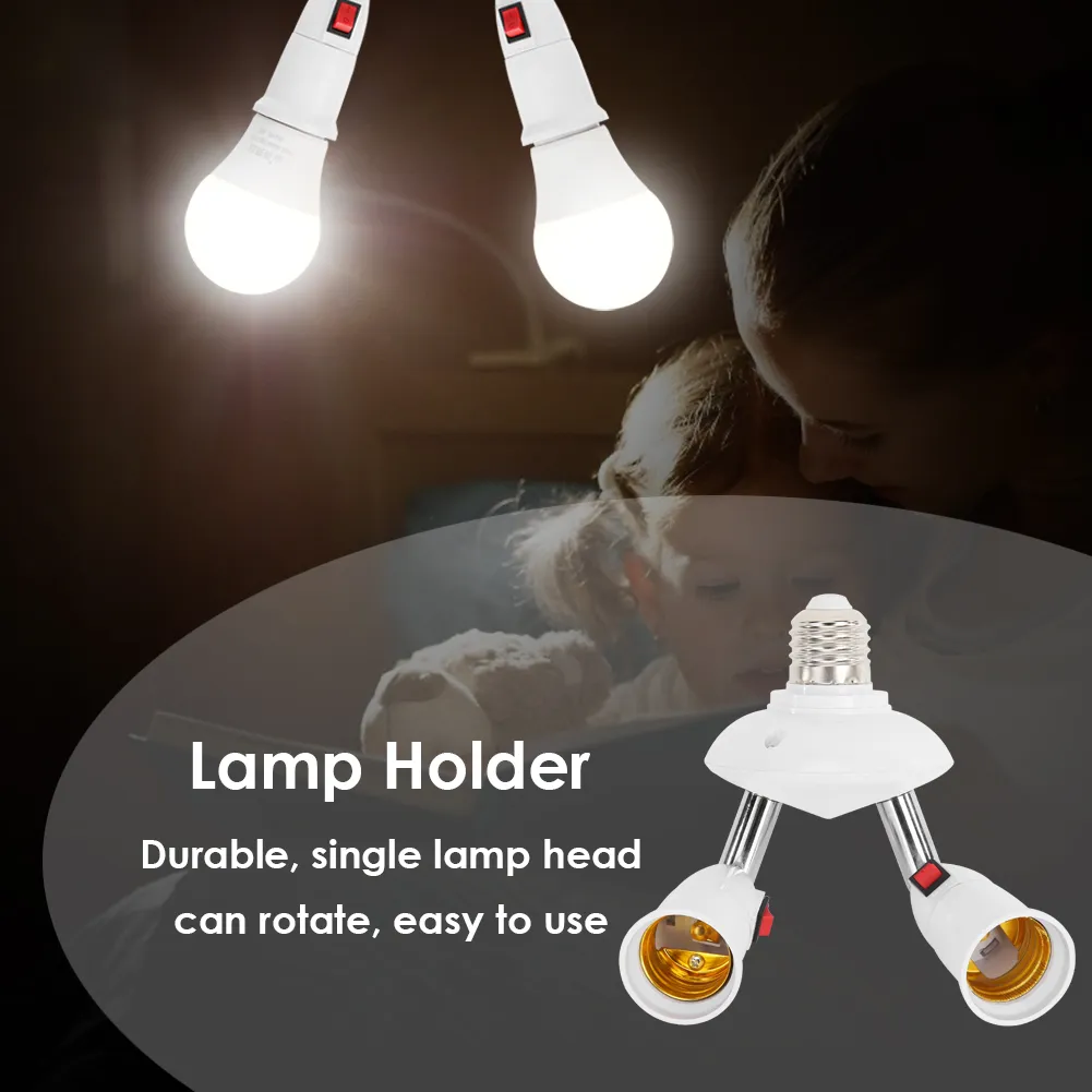 Tizuqe E27 To E27 LED Bulb Lamp Holder 2/3/4/5/6/7 In 1 E27 Base Socket Splitter LED Lamp Socket Light Bulb Adapter Holder - Foto 10