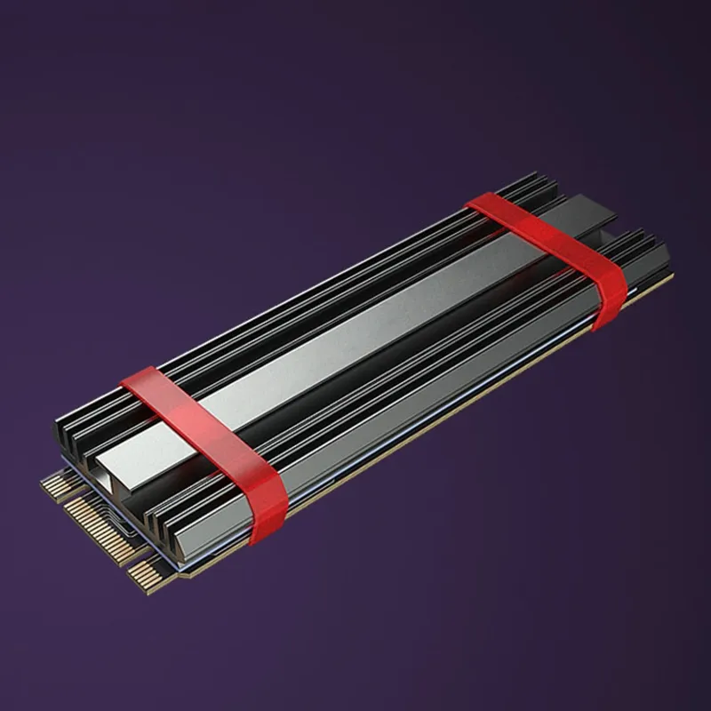 M.2 NVMe SSD Heatsink M2 2280 HDD Hard Disk Heat Sink Aluminum Radiator with Thermal Pad For Desktop PC Sata SSD Cooler