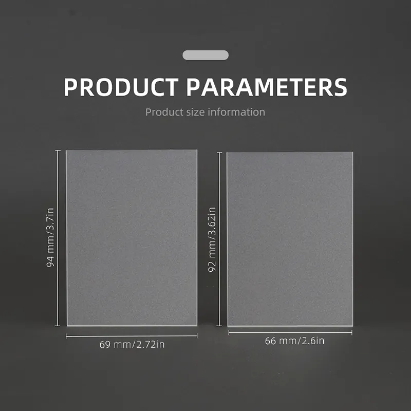 MTG　スリーブ　マット　バインダー プレミアムクリアマットカードスリーブ：66x92mm/69x94mm TCGカード