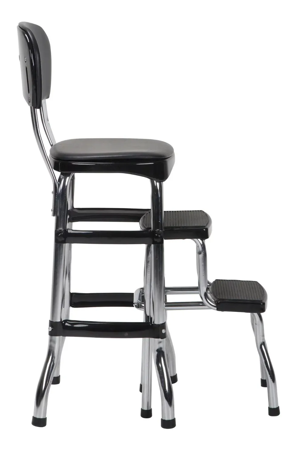 Styline Step Stool Stylaire Counter Stools Black Retro Step Stool With... From Ddmyearth ...