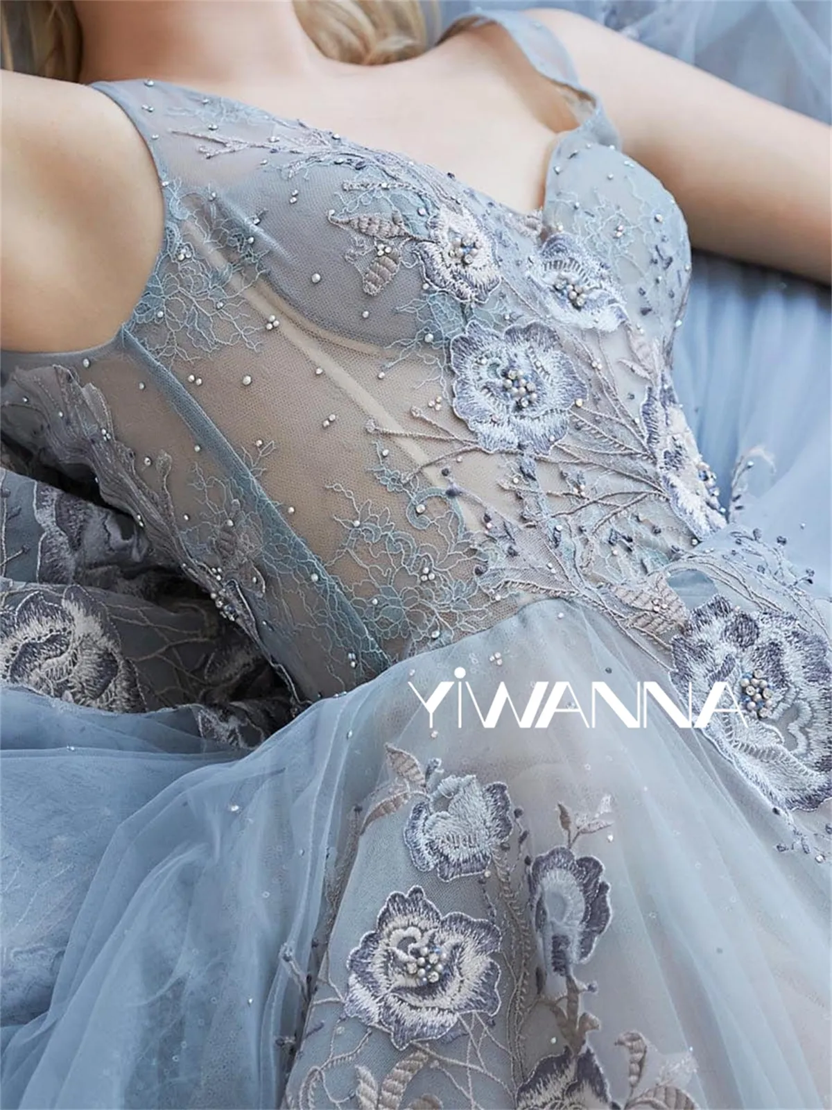 organza bridesmaid dresses Elegant Court Train Wedding Dresses For A Refined Celebration COCOMELODY CW3465CR main image 0