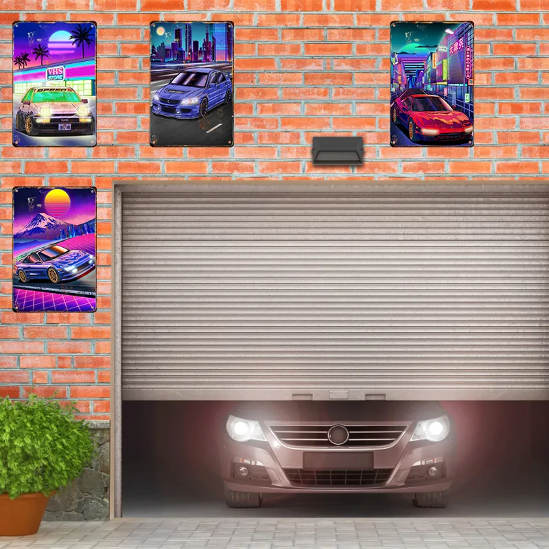 Metal Garage Signs: Decor for Man Caves, Home Bars & Shops