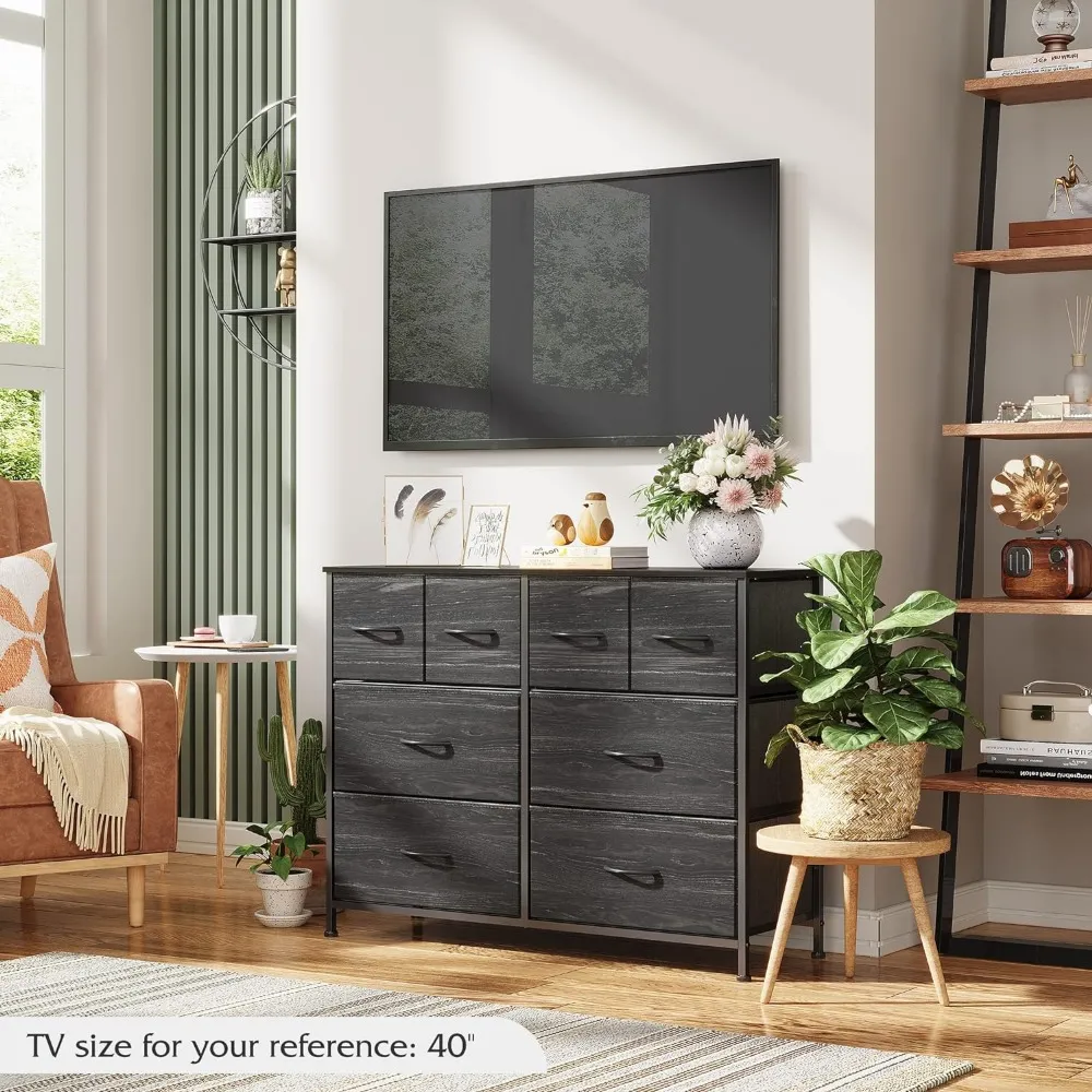 white christmas dresses Dorel BrEZ Build Pearce Dresser 4 drawer Black Oak – Cheap Furniture  Warehouse main image 1
