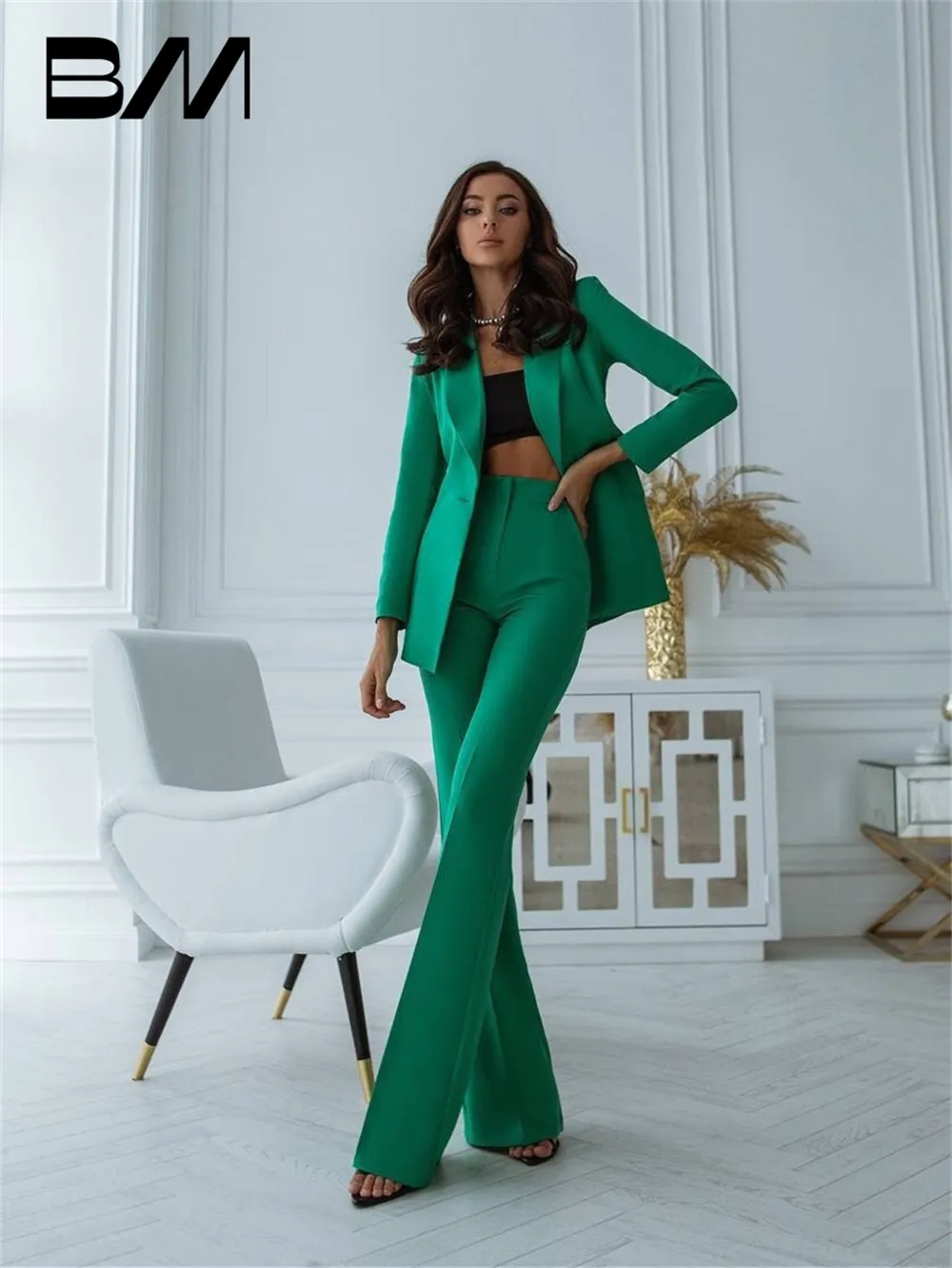 Outfit High Waisted Suit Pants Womens High Waist Suits For Women
