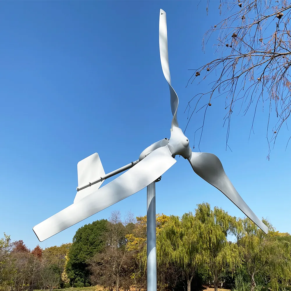 5000W 24V 48V 96V 3 Blades 5KW Horizontal Wind Turbine Generator ...