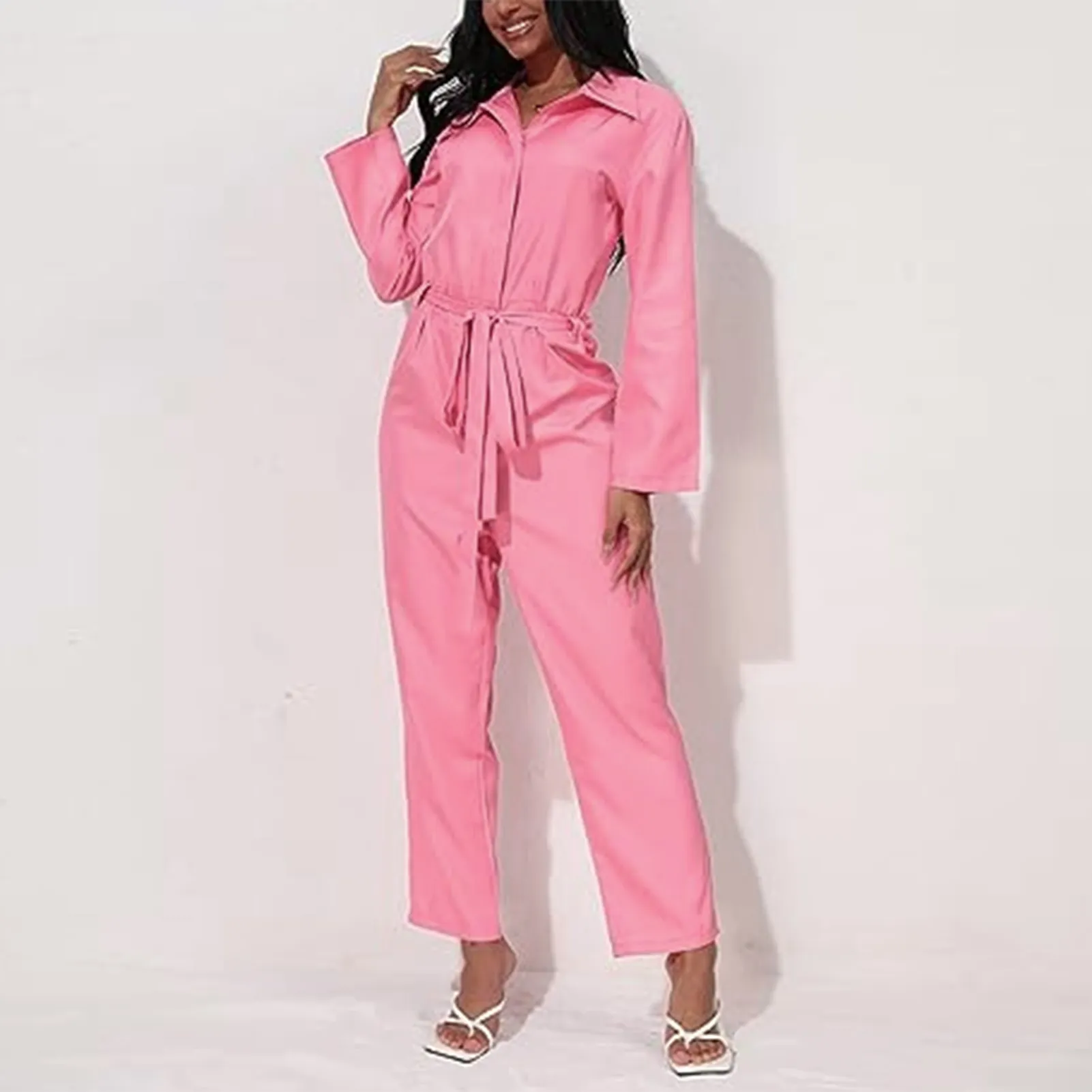 Casual Daily Lace Up Turndown Collar Long Sleeve Two Pieces Casual Daily Lace Up Turndown Collar Long Sleeve Two Pieces