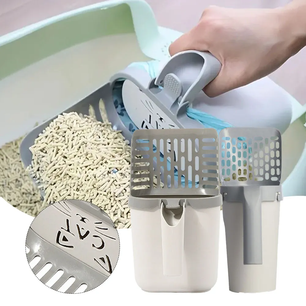 Litter Scoop Garbage Can For Cat Litter Widen Cat Litter Scoop