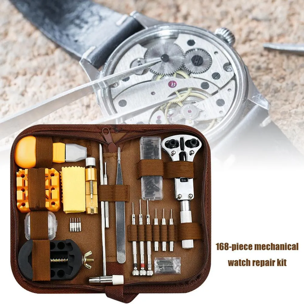 Professional Watchmaker Repair Kit 168 Pcs Precision Tools for Watch Repair
